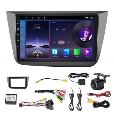 RADIO ANDROID NAVEGACIÓN DE AUTOMÓVIL SEAT ALTEA 2004-2015 CARPLAY GPS DSP BT  