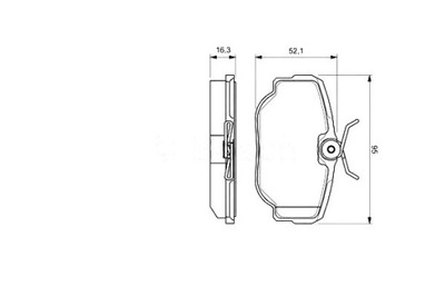 BOSCH PADS BRAKE LAND ROVER DISCOVERY II 2.5 - milautoparts-fr.ukrlive.com