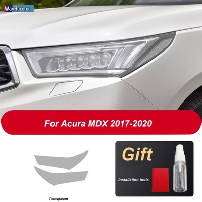 PROTECCIÓN PRZEZROCZYSTY NEGRO TPU PEGATINAS PARA ACURA MDX 2017-2020 ACCESORIOS  