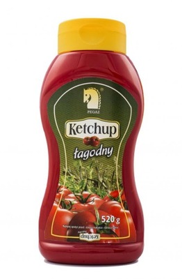 Ketchup łagodny 520g Pegaz