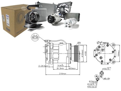 NISSENS COMPRESOR DE ACONDICIONADOR SEAT AROSA IBIZA II  