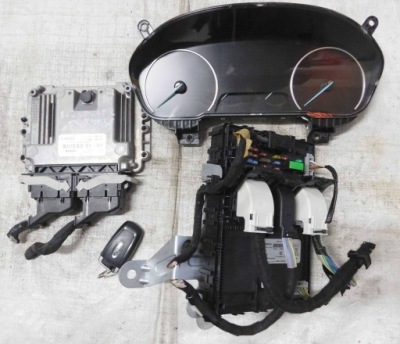 Ford ecosport ii 18r lift 1.0 ecoboost набір стартовий бортовий комп'ютер bcm ключ фото №1