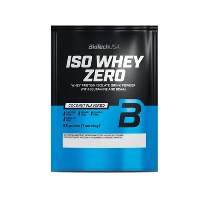 BioTech USA Iso Whey 25g bez laktozy o smaku kokosowym