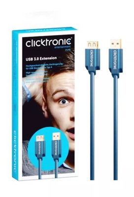 PRZEDŁUŻACZ PORTU USB 3.0 A/A CLICKTRONIC 3M