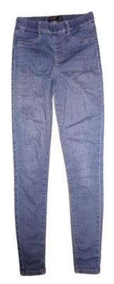 HOUSE Jeggins jeans elastyczne na gumce r.34