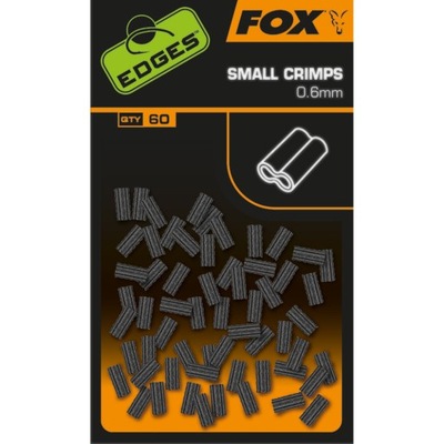 Fox Edges Tulejki do zaciskania Small crimps (0.6mm) x 60