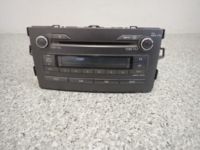 Toyota auris 06-09 радио заводской радиопроигрыватель фото №1