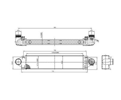 Интеркулер land rover discovery sport, 14 - 30741052 фото №1
