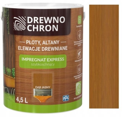 DREWNOCHRON IMPREGNAT EXPRESS 4,5L DĄB JASNY