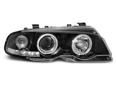 ФОНАРІ РЕФЛЕКТОРИ BMW E46 КУПЕ 99-03 RINGI BLACK