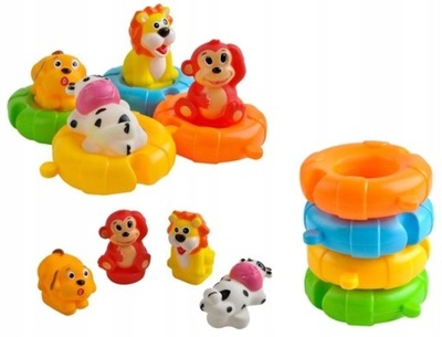 Zestaw zabawek zwierzątek do kąpieli Misie Do Kąpieli