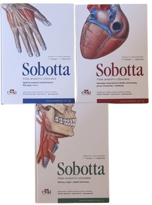 Atlas anatomii człowieka Sobotta T. 1-3 /SRL