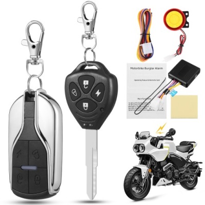 UNIWERSALNY ALARM MOTOCYKLOWY Z PILOTEM