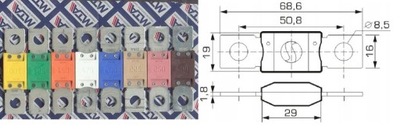 Предохранитель 500a 32v mega val mta фото №1