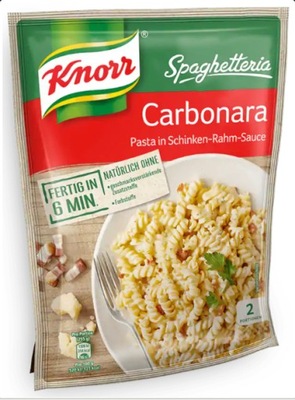 KNORR * DANIE SPAGHETTI MAKARON CARBONARA