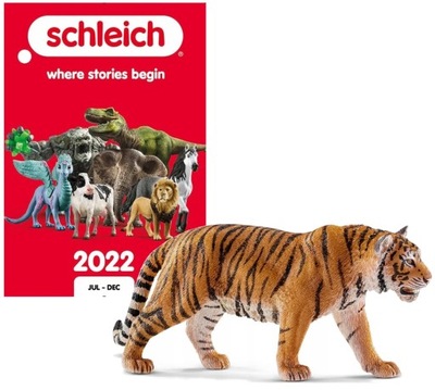 SCHLEICH 14729 TYGRYS FIGURKA DZIKIE ZWIERZĘTA