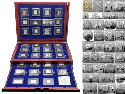 Najcenniejsze znaczki świata w czystym srebrze