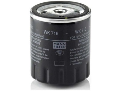 ФИЛЬТР ТОПЛИВА MANN-FILTER WK 716