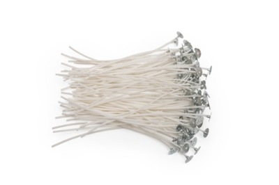 KNOTY DO ŚWIEC PARAFINY Z BLASZKĄ 16 CM 100 SZTUK 40N