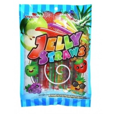 Żelki galaretki Jelly Straws owocowe mix 300g - Speshow