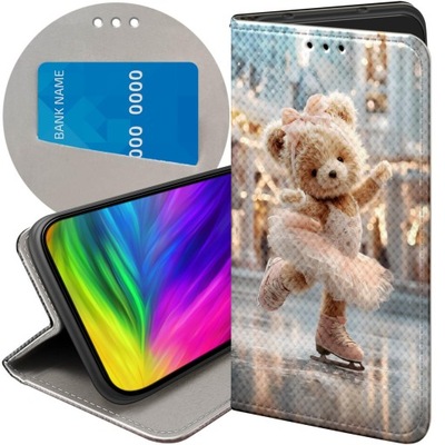 ETUI Z KLAPKĄ DO XIAOMI REDMI 9C / 9C NFC WZORY MISIE MIŚ PLUSZOWY MIŚ CASE