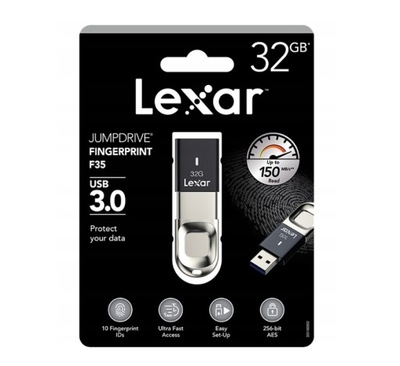 Pendrive Lexar 32GB Fingerprint na odcisk palca