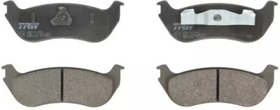 Trw гальмівні колодки гальмівні задня gdb4132 фото №1