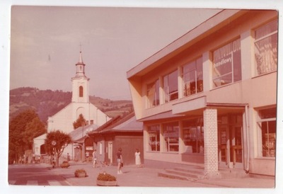 Piwniczna - Rynek - Kościół - FOTO ok1985