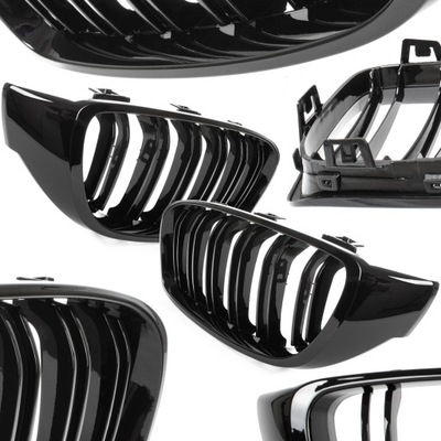 Решётка радиатора решётка радиатора решётка решётки радиатора do bmw 4 f32 f33 f36 m4 чёрный po фото №1