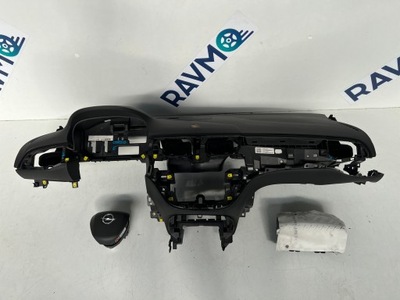 Приборная панель консоль подушка безопасности opel corsa e большой радио демонтаж фото №1