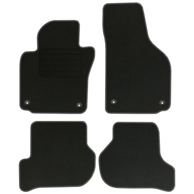 VW ALFOMBRILLAS DE FELPA COMFORT NEGRAS PARA MODELO  