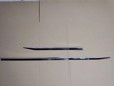 Хром накладки двері лівий перед+ задня nissan x-trail фото №1