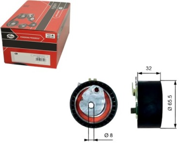 Gates ролик натяжителя фото №1