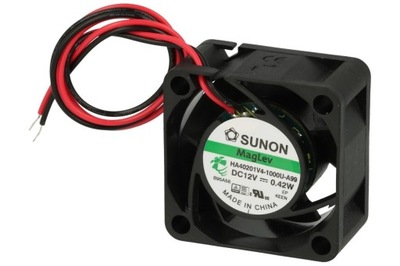 WENTYLATOR 40x40x20mm 12V DC 0,46W 38mA Sunon