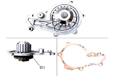 VALEO НАСОС ВОДИ PEUGEOT 207 1.6 ДИЗЕЛЬ 6 2011>4 2012