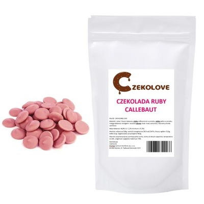 Czekolada RUBY Rubinowa 500g Callebaut CzekoLove