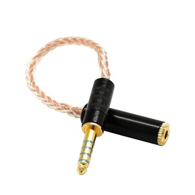 Nowy adapter kabla słuchawkowego 4,4 mm M do 3,5 mm F do NW WM1Z