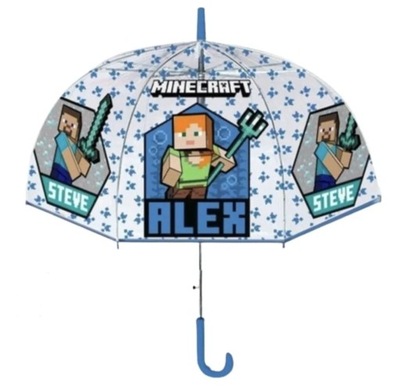 PARASOLKA MINECRAFT DZIECIĘCY PARASOL STEVE ALEX