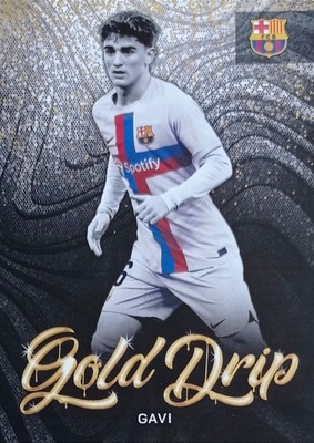 BARCELONA TEAM SET GOLD DRIP 2022/23 47 GAVI