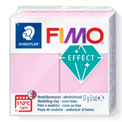 FIMO EFFECT RÓŻOWY KRYSZTAŁOWY-206