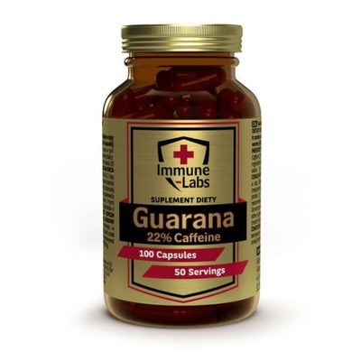 Immune-Labs Guarana 200mg Pobudzenie Kofeina