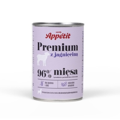 Comfy Appetit Premium z Jagnięciną dla psa 400g