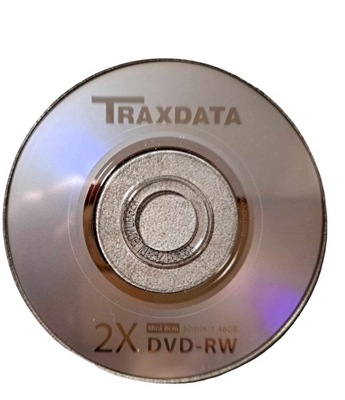 Mini DVD-RW Traxdata 1,4GB do kamer 30min 8cm 1szt