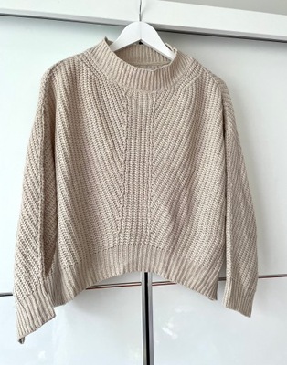 MANGO KRÓTKI SWETER OVERSIZE S