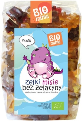 Żelki MISIE bez żelatyny BIOMINKI BIO 400g BIO PLA