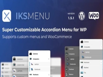 Wtyczka Iks Menu Super Customizable Accordion Menu