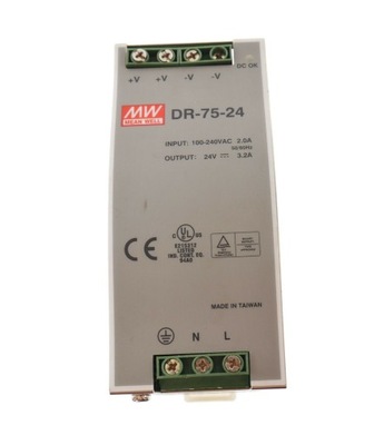 MEAN WELL DR-75-24 DR7524 24V DC 3,2A 75W PSU