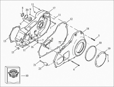 Schematy mechaniczne Harley Davidson serwisówka instrukcja złożenia rysunki 