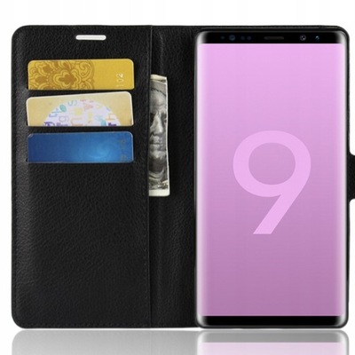 Skórzane etui portfel pokrowiec do Galaxy Note 9