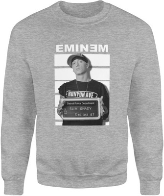 EMINEM BLUZA MĘSKA HIP HOP RAP SLIM SHADY ROZM. XL BEZ KAPTURA